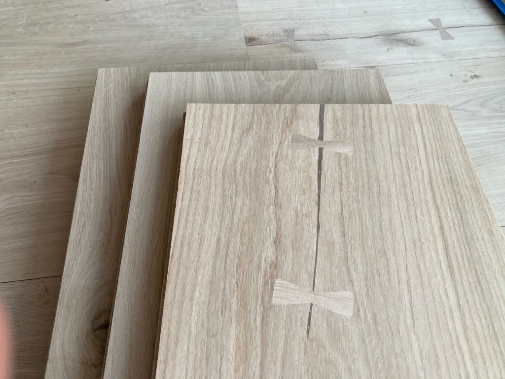 Tablas Dinesen HeartOak de 22 × 300 mm con lazos de roble