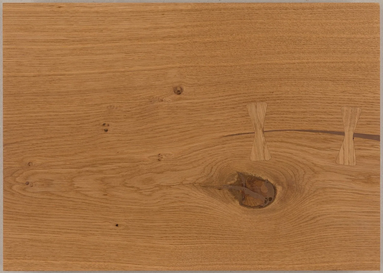 Muestra de Dinesen HeartOak con acabado Aceite Natural
