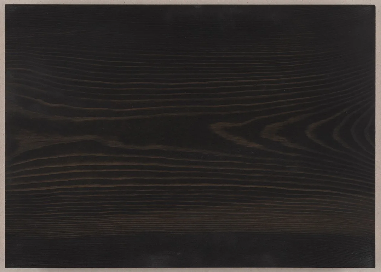 Muestra de Dinesen Pino (Pine) con acabado Aceite de color Graphite